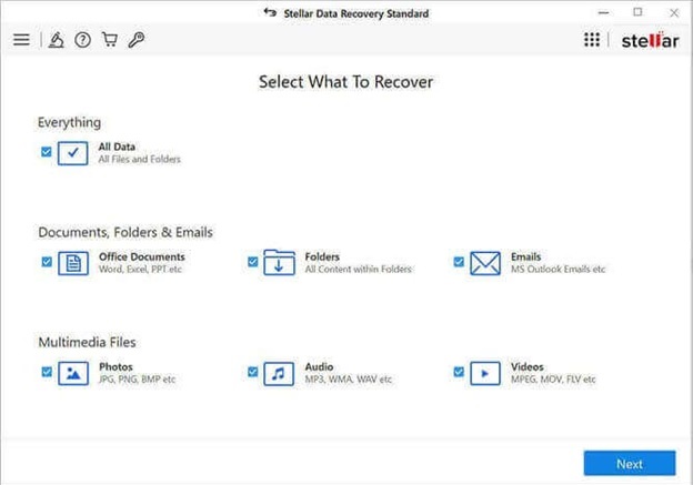 Stellar Data Recovery Standard